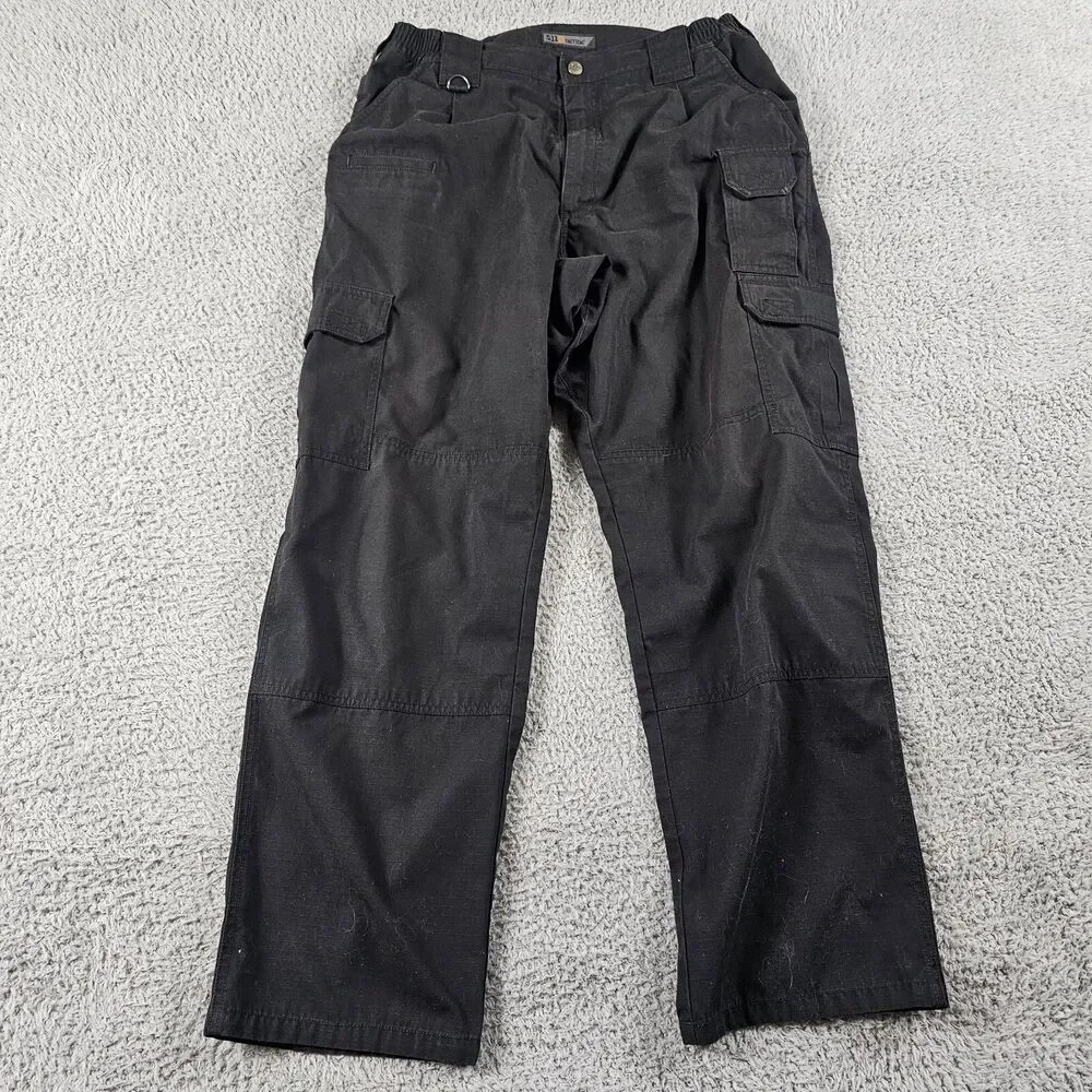 5.11 Tactical Pants Mens 34x30 Black Taclite Pro Ripstop Cargo Utility Military